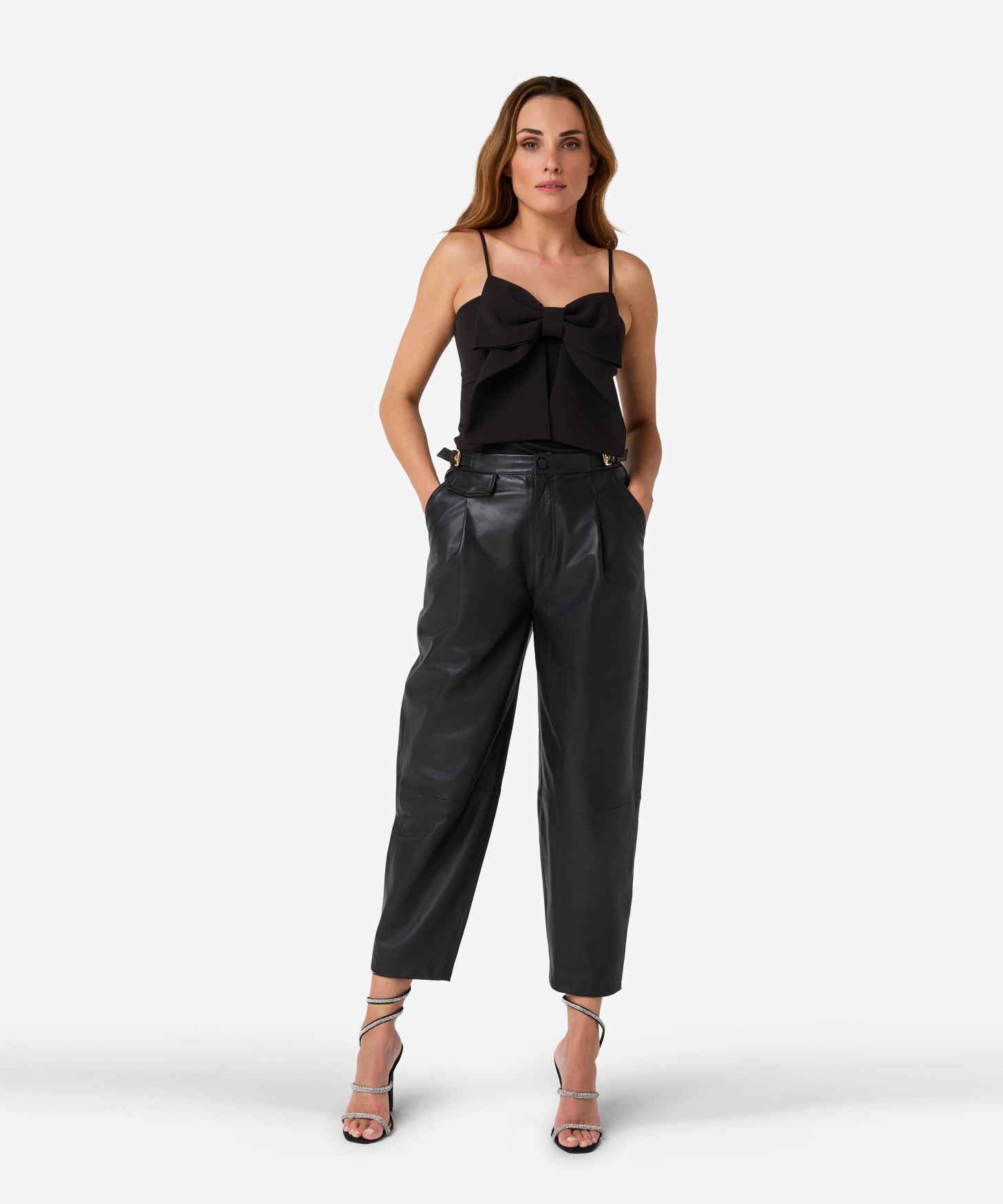 Tezzy bow top | black