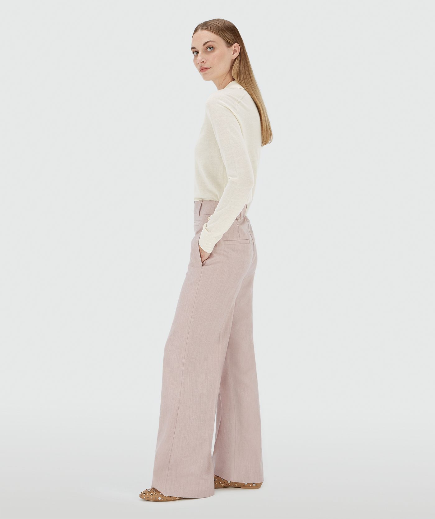 Kate wide leg pantalon