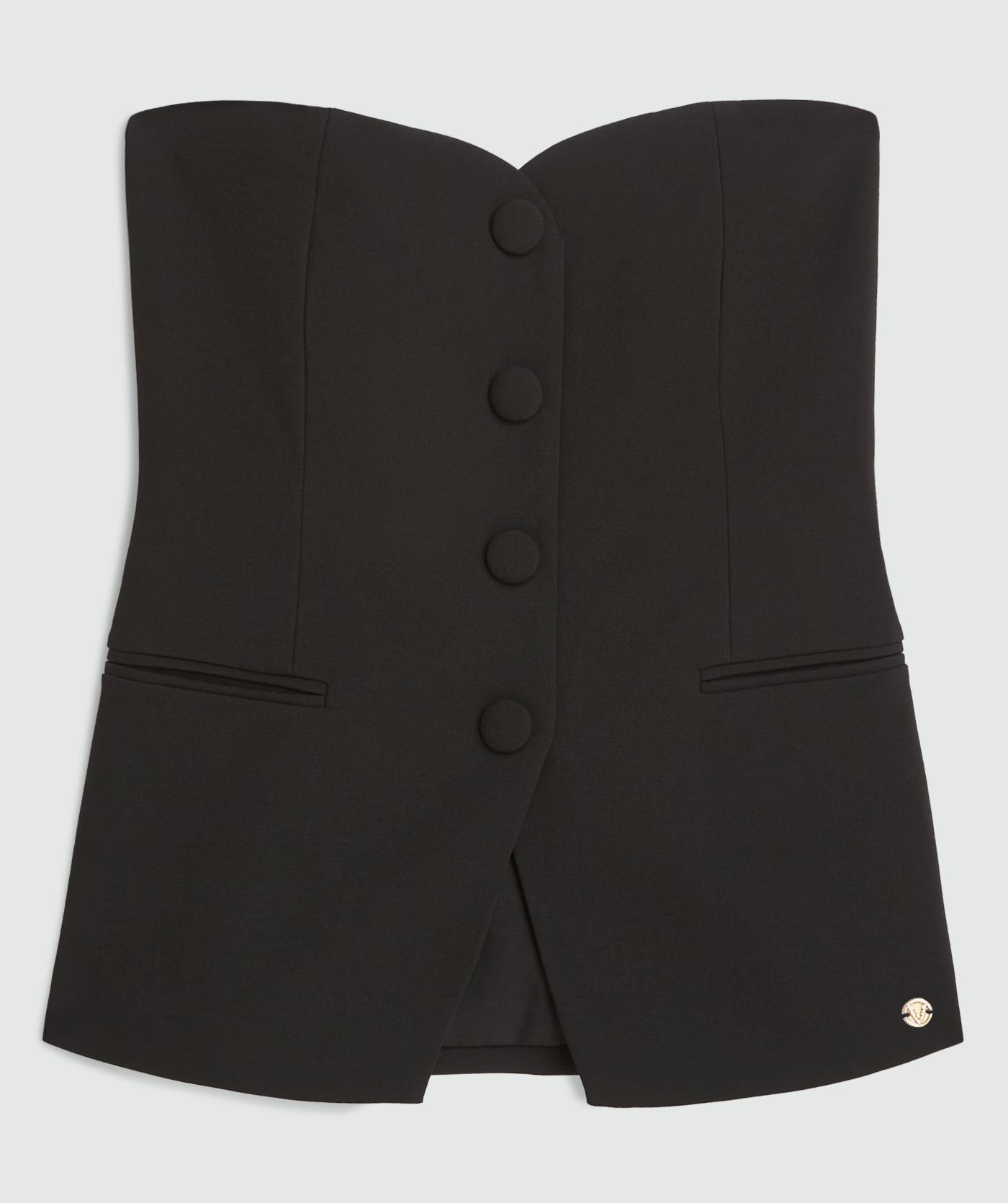 Niva fitted bustier top