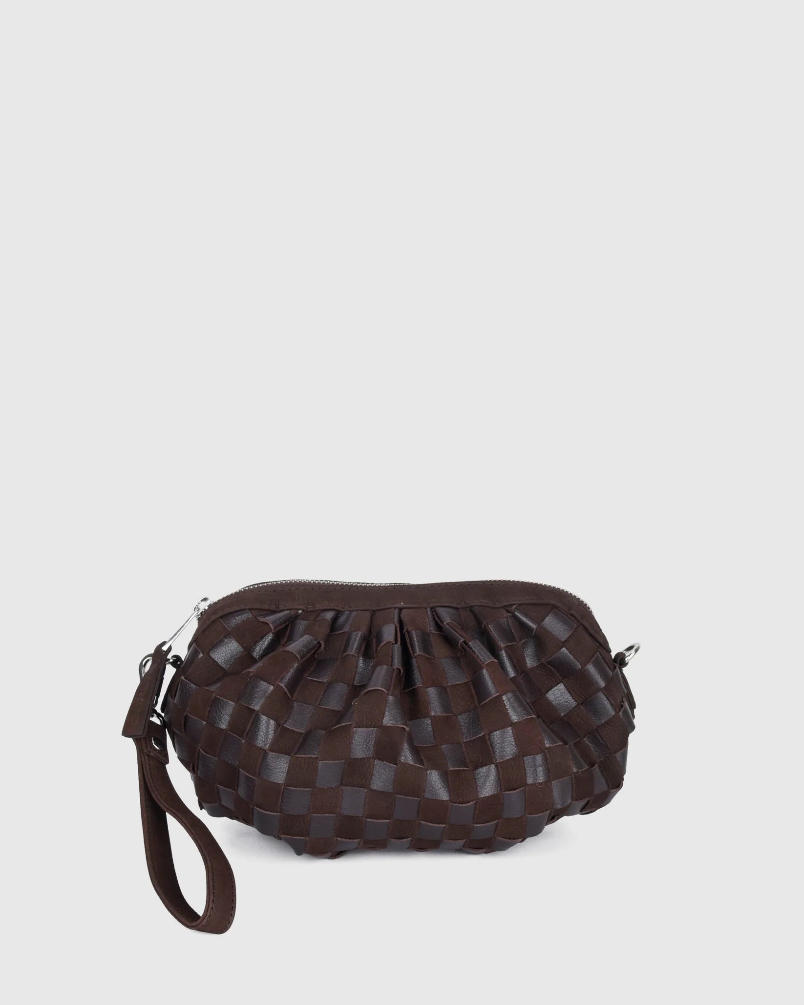 Myra braided Nubuck Chocolate