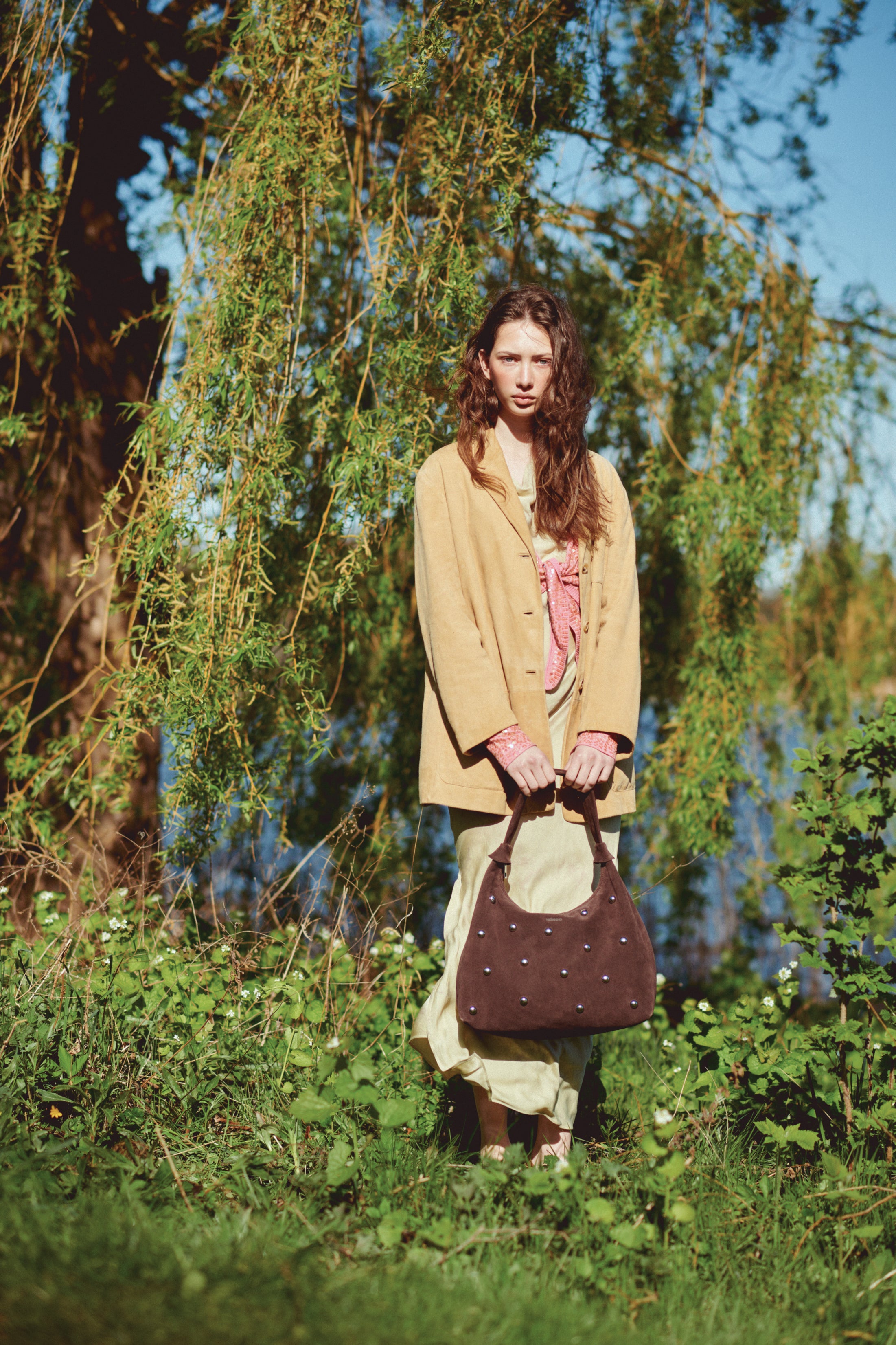 Big Dandy Rivet Suede | chocolate