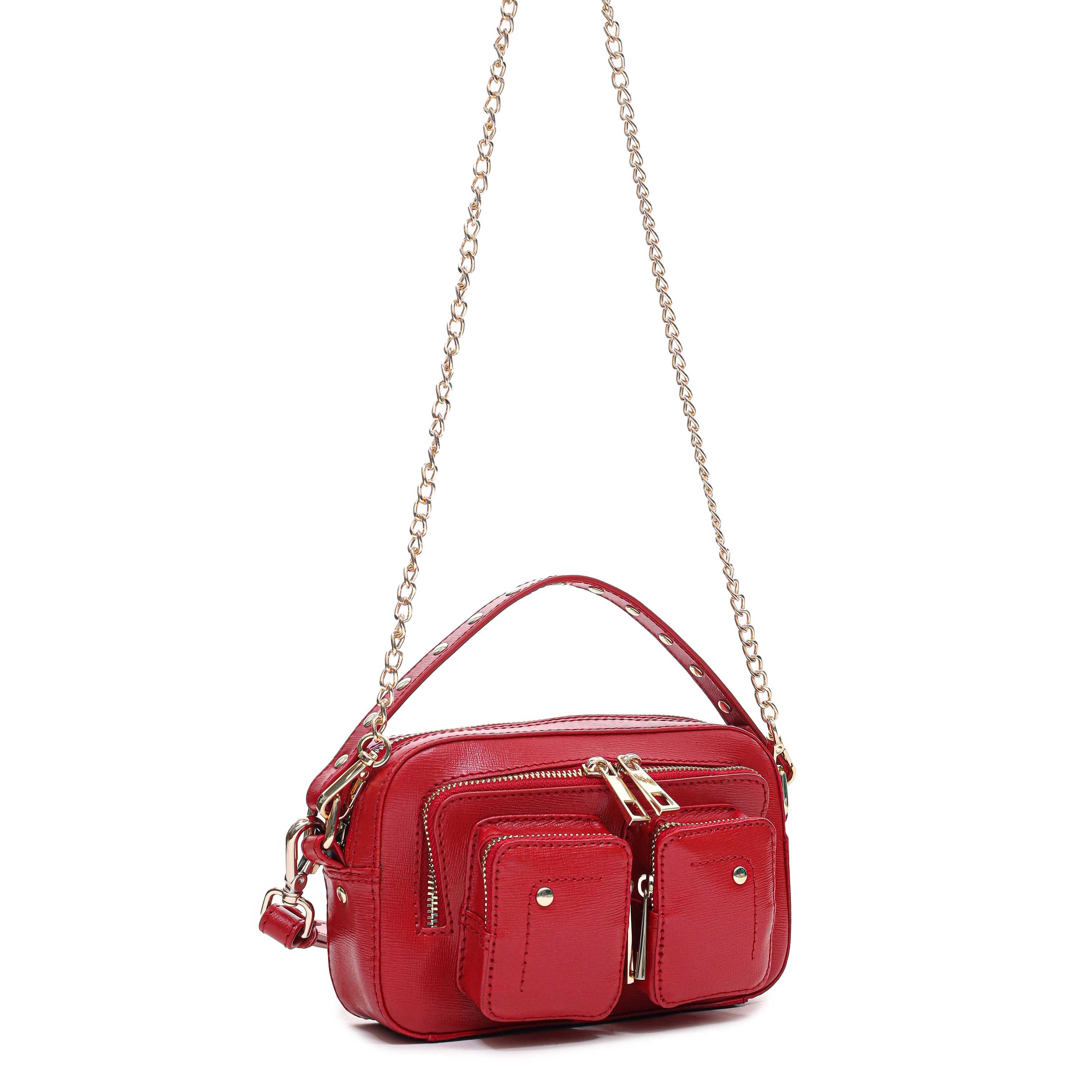 Helena Florence | bright red/ gold