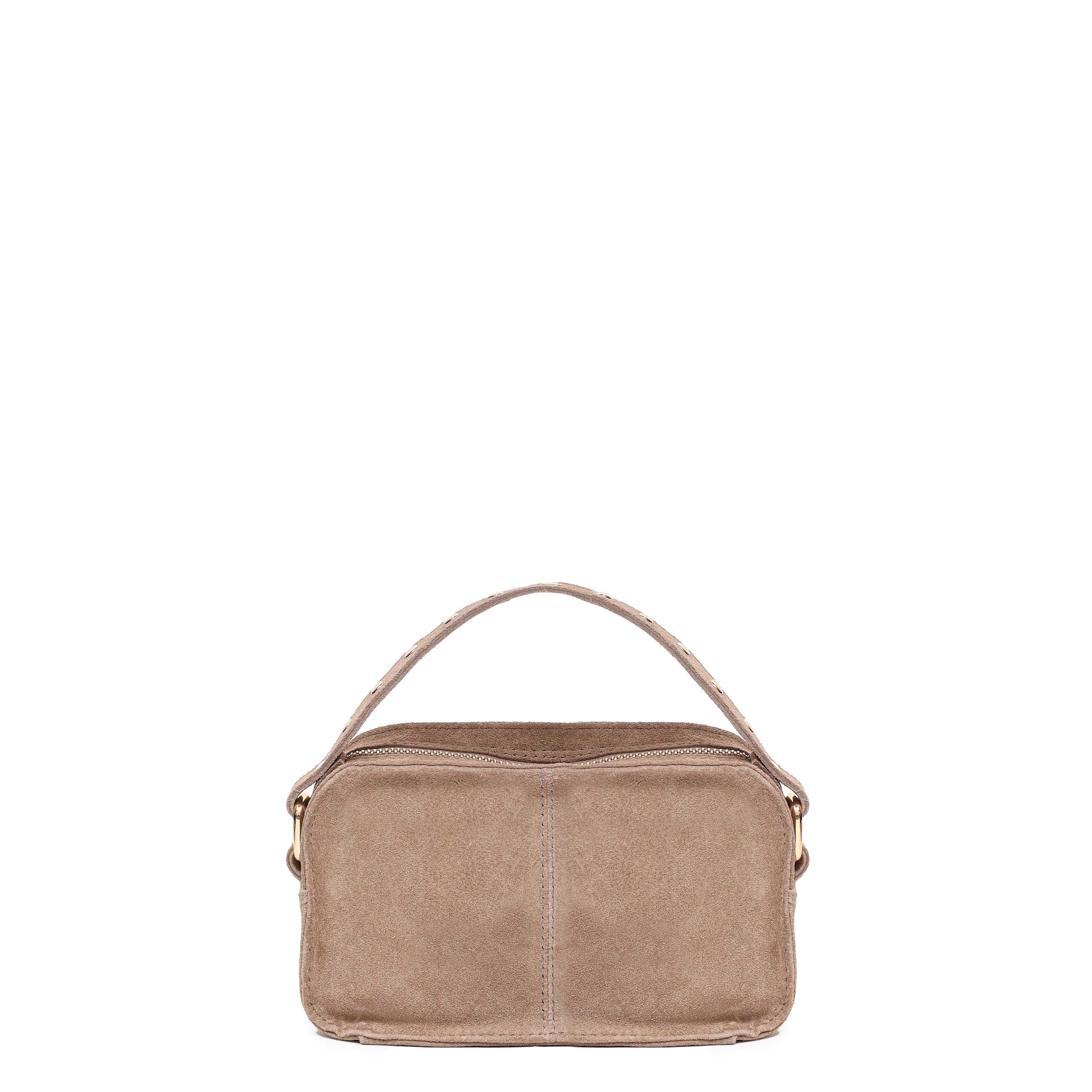 Helena Suede beige w. gold