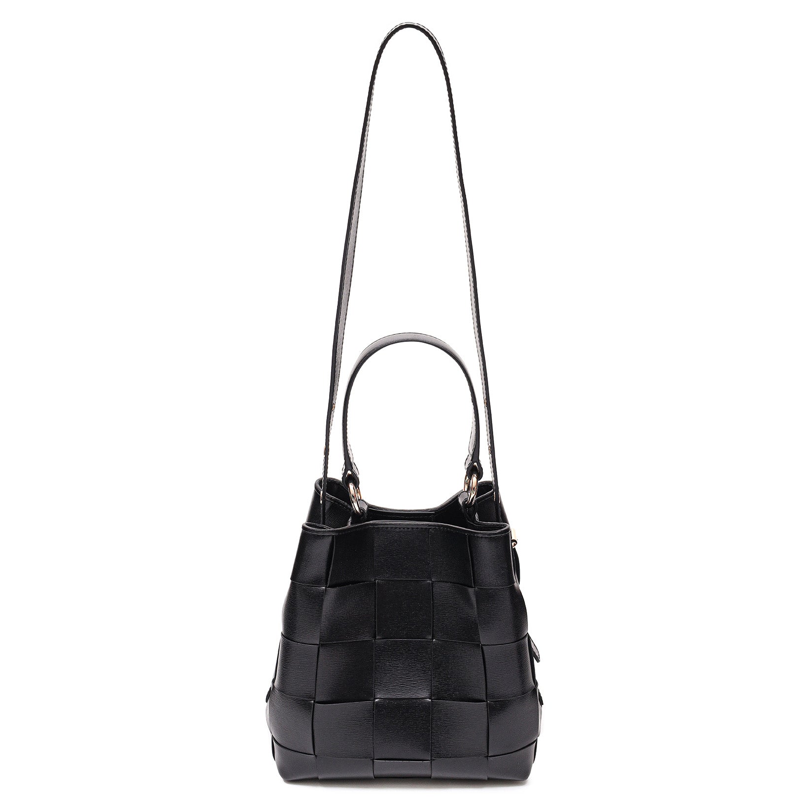 Small Chiara Braided Florence | black w. gold