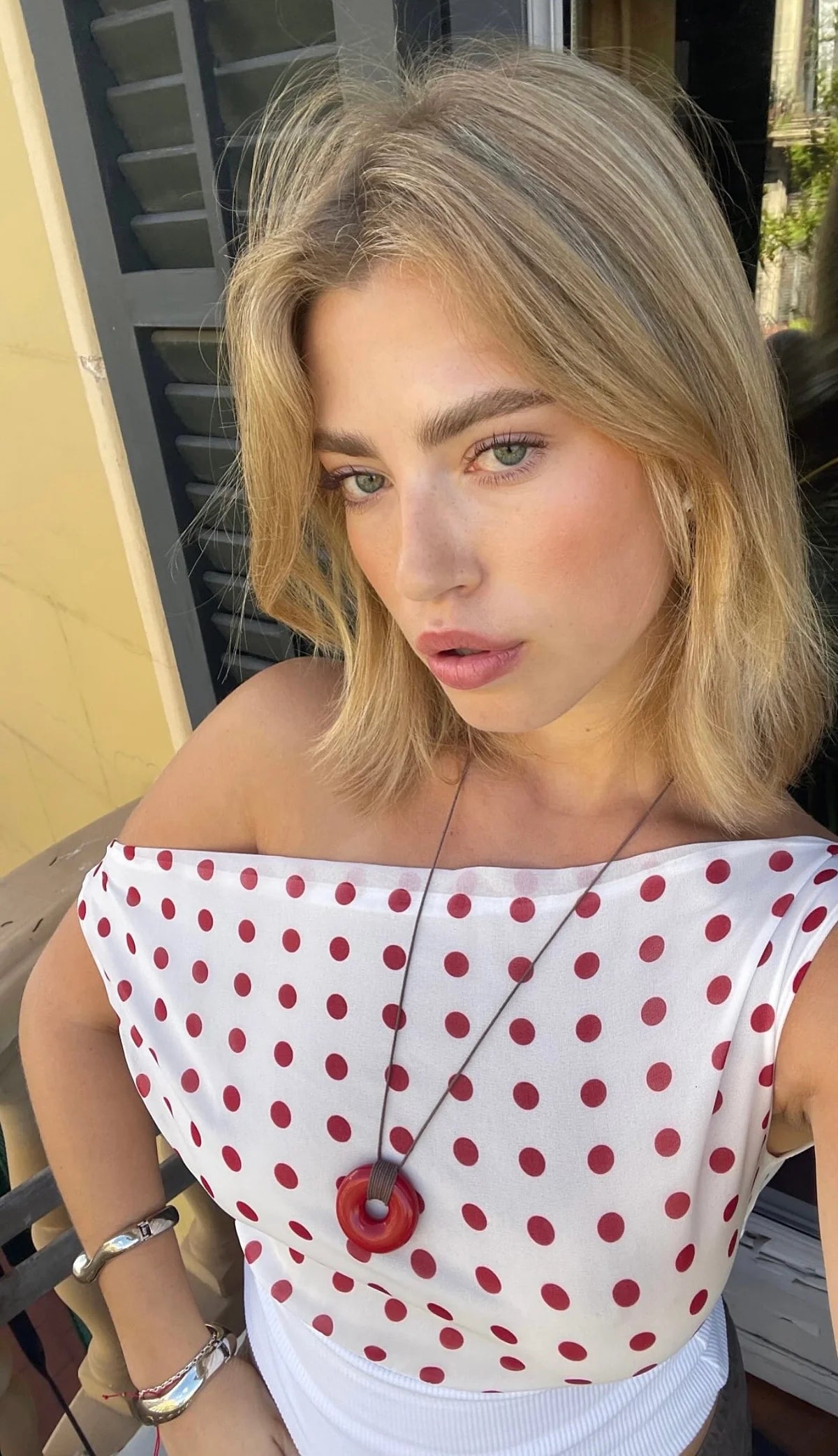 The Red Ceramic Necklace