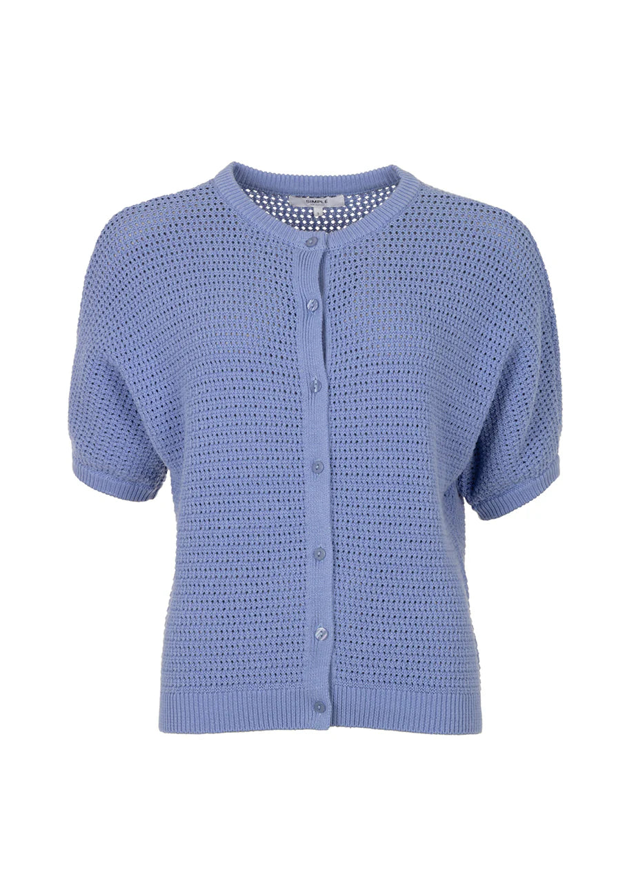 Carbel knitted vest | cornflower blue