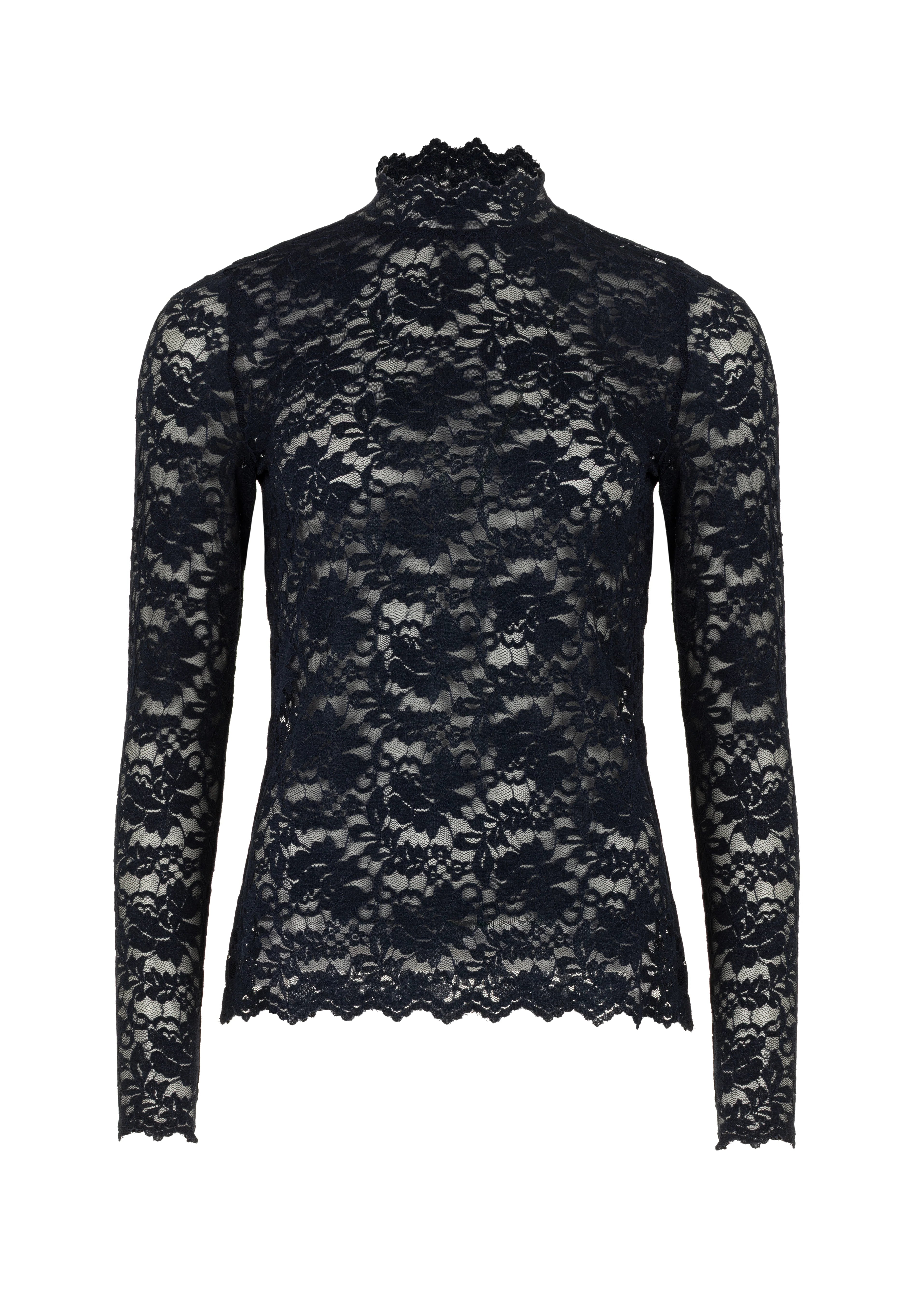 Jeanne lace top | blue navy