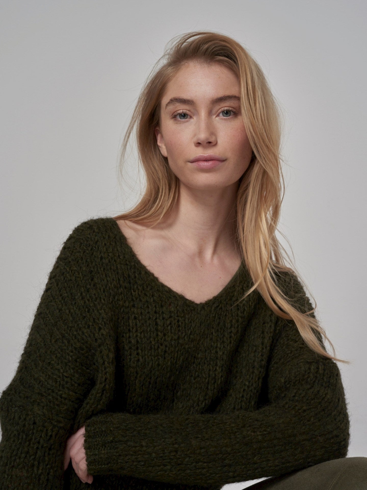 Sascha knitwear - khaki