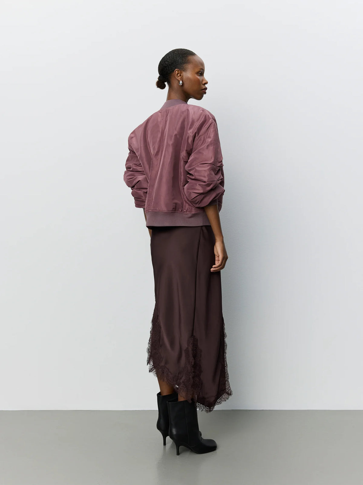 BILLASW Bomber Jacket I Dusty Plum