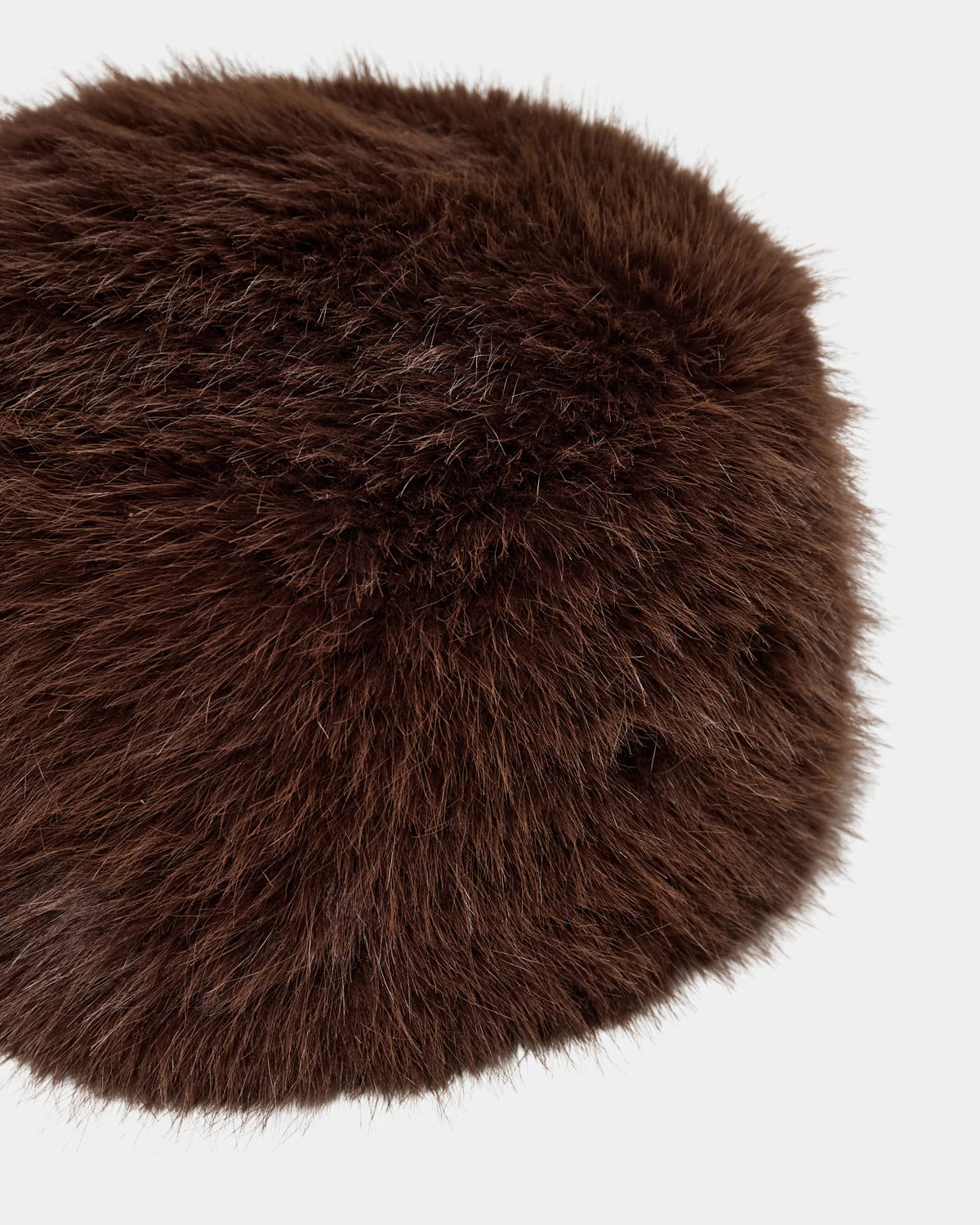 DORASW Faux fur hat I Brown