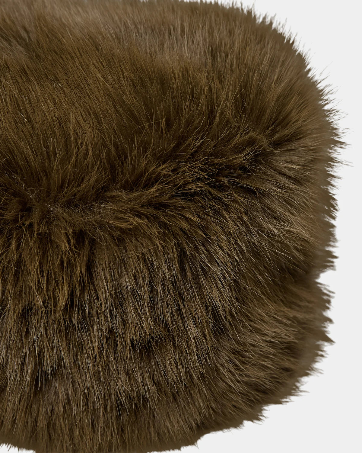 DORASW Faux fur hat I Olive green