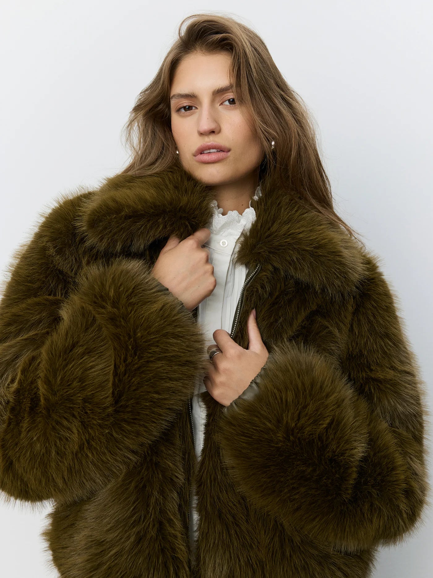 METASW Bomber Jacket I faux fur