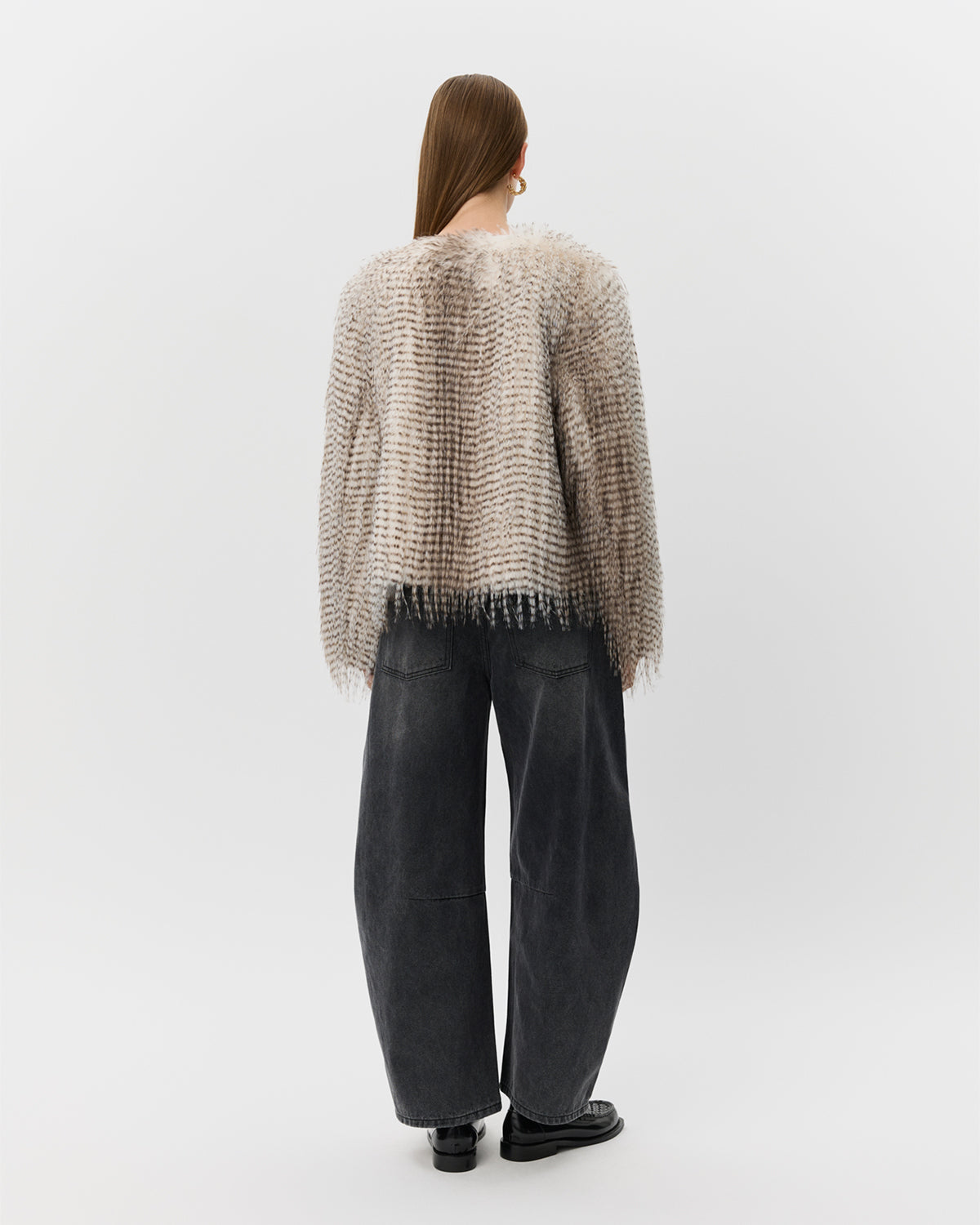 FULLA faux fur jacket