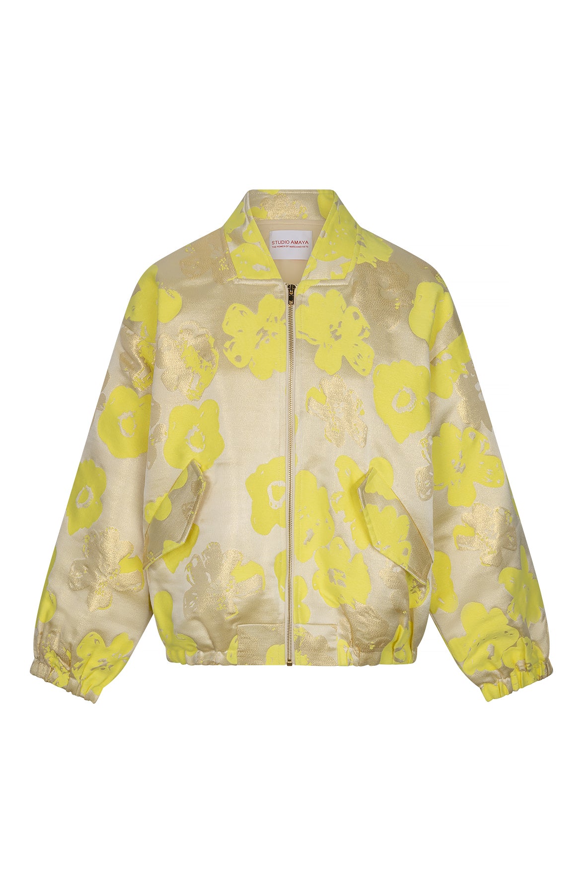 Fenna print bomber jacket