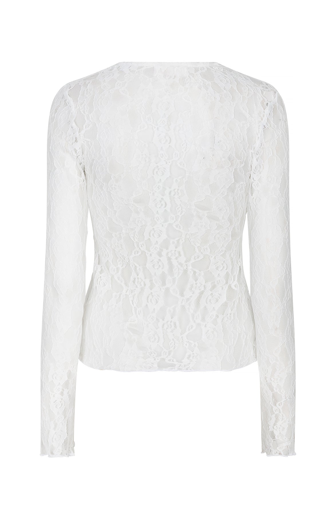 Gemma lace top | white