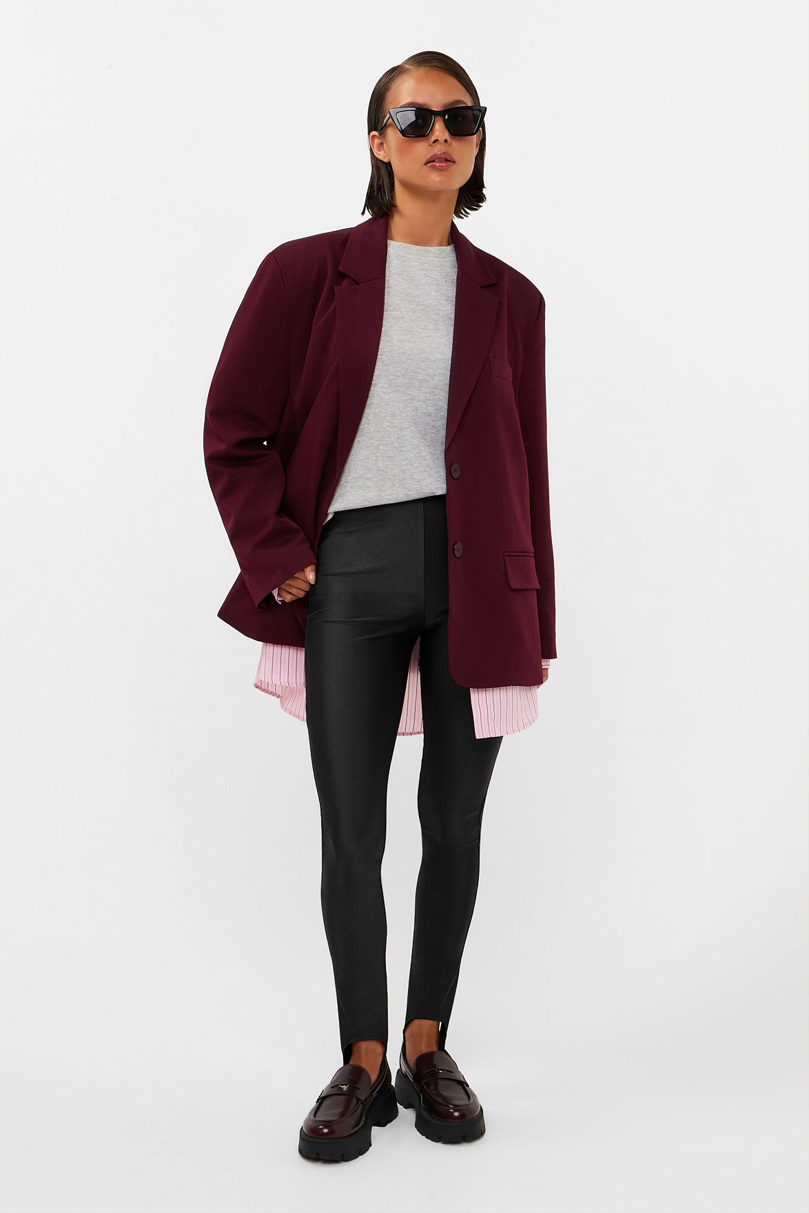 Haven blazer | bordeaux