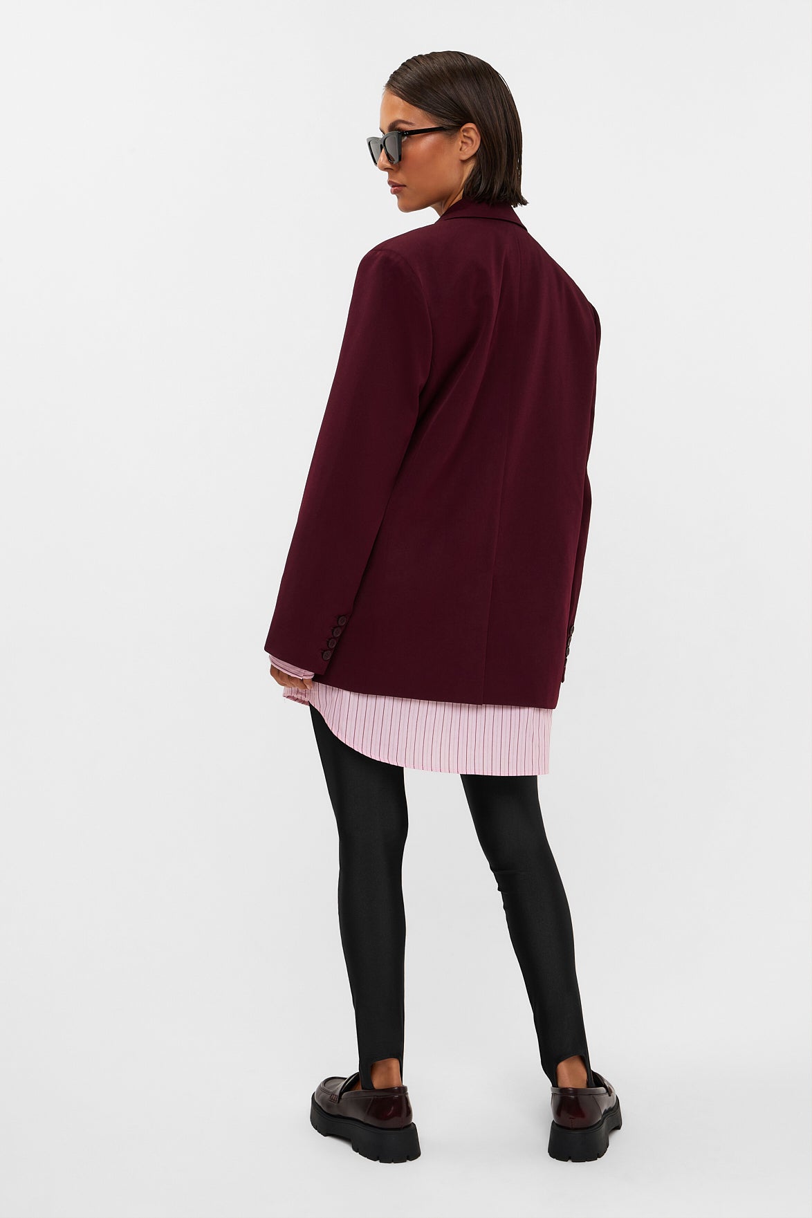 Haven blazer | bordeaux