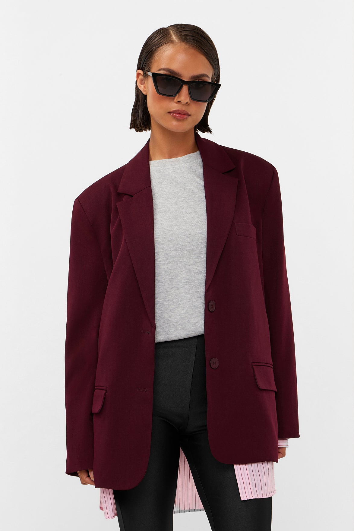 Haven blazer | bordeaux