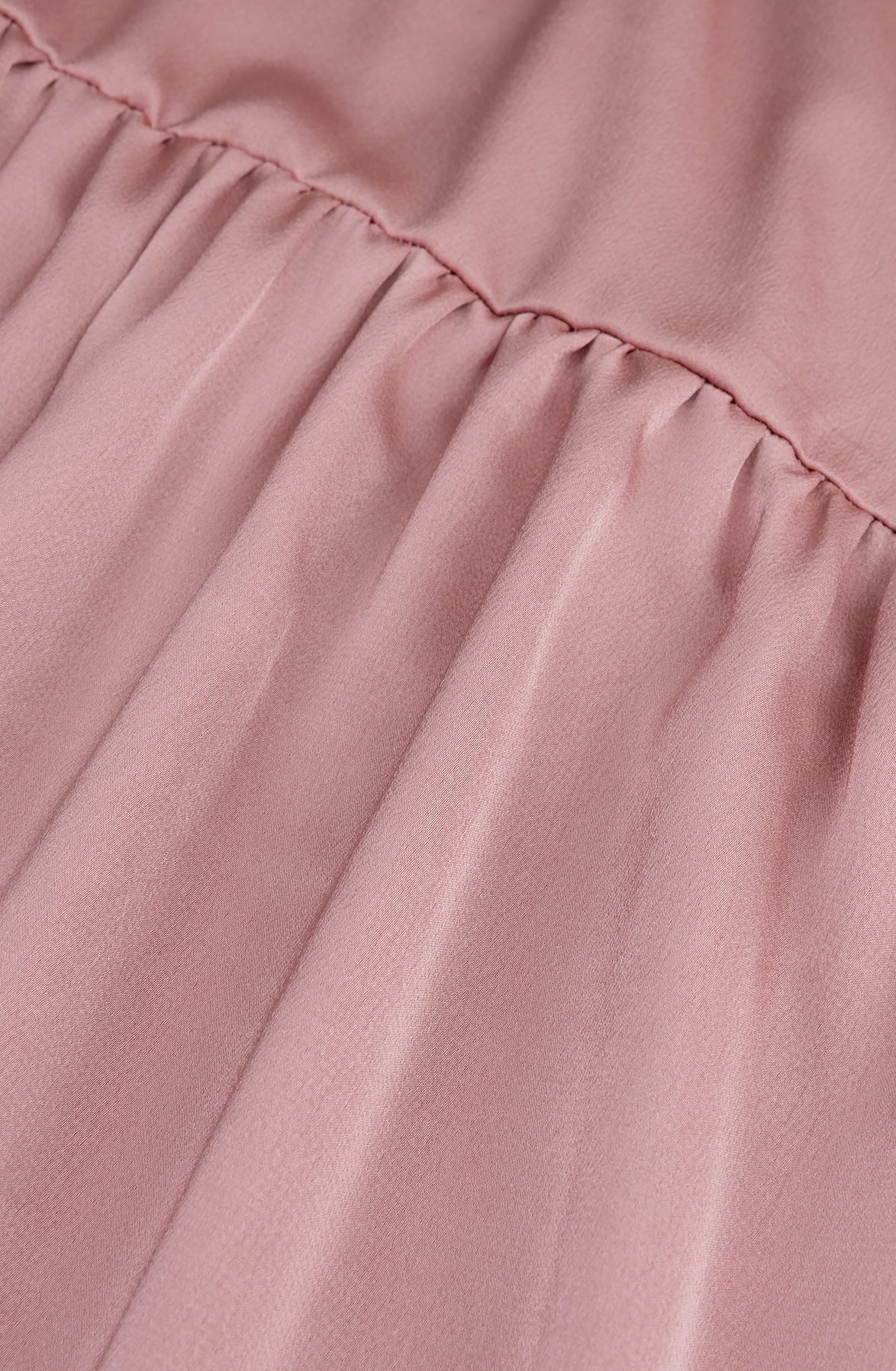 Linne Ruffle one shoulder dress | dusty pink