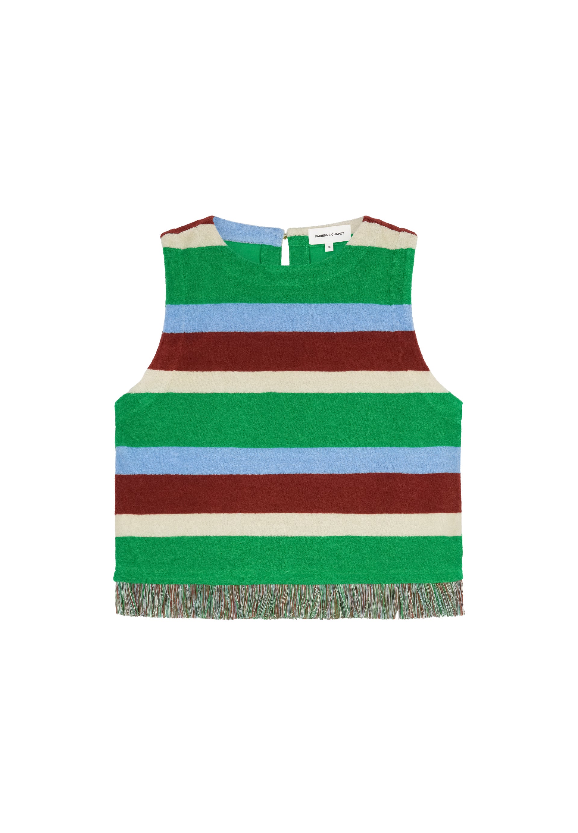 Tyra top | Multi stripe
