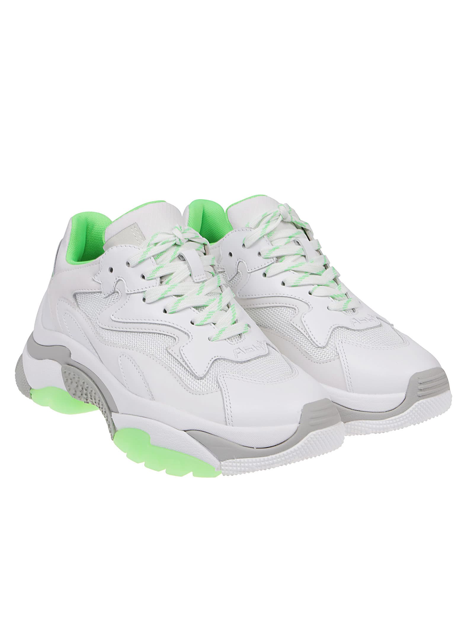 Ash sneakers white/ neon green