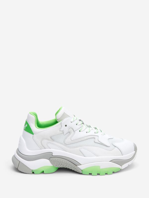 Ash sneakers white/neon green