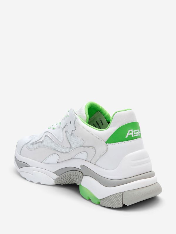 Ash sneakers white/ neon green