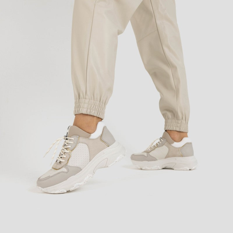Baisley sneaker - clay/off white