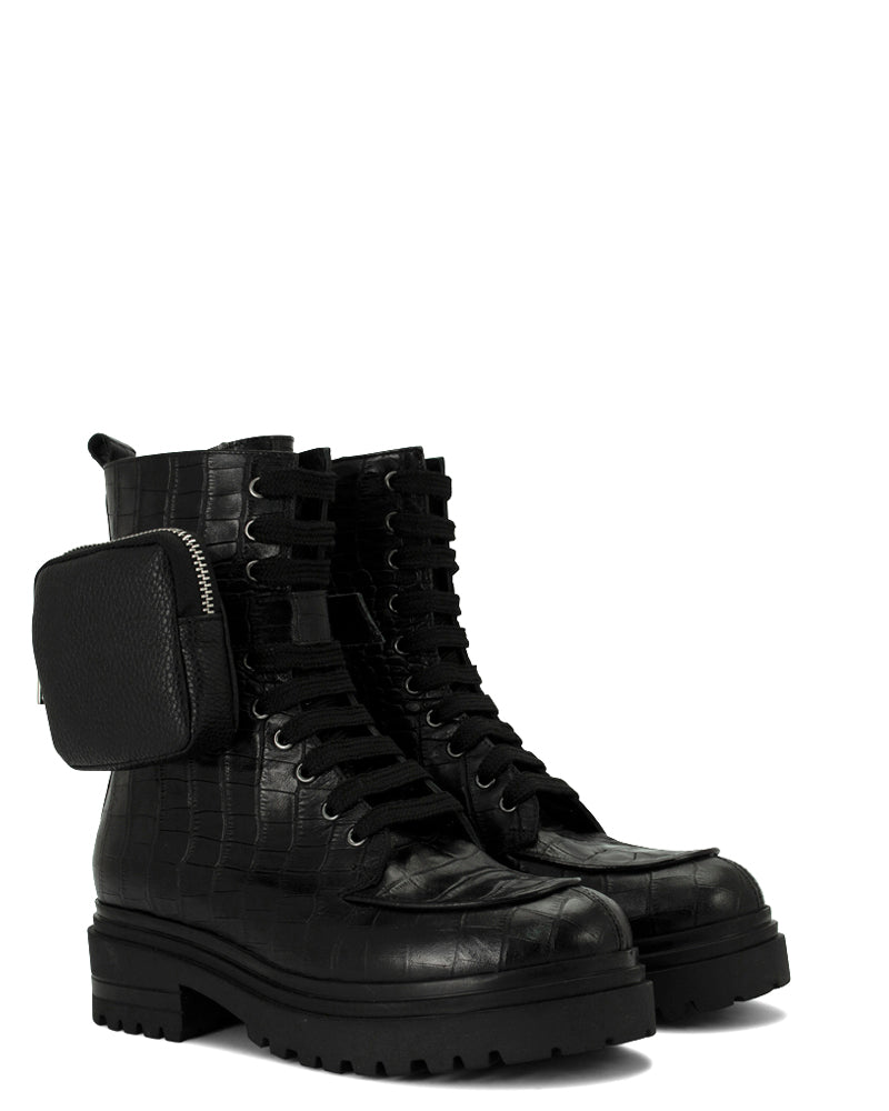 Croc Biker boots - pocket