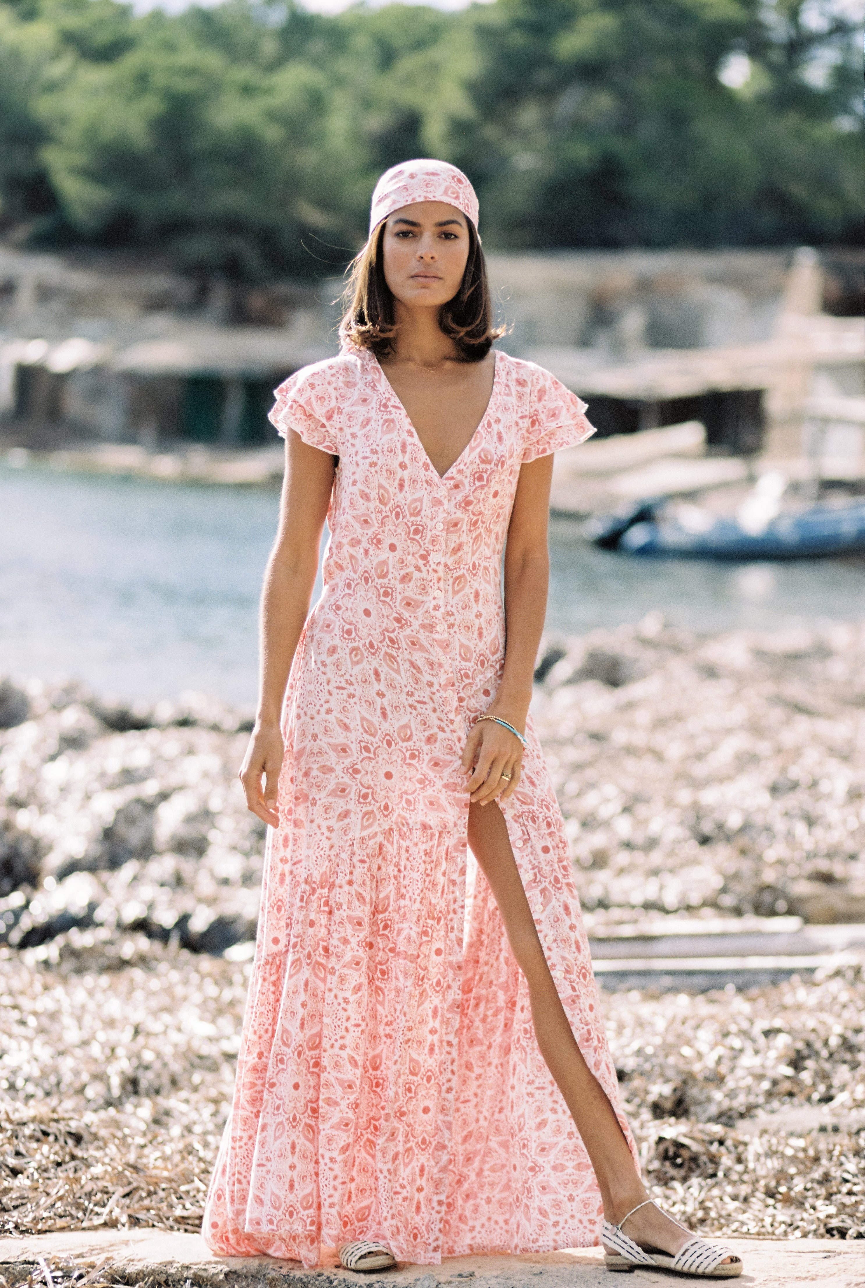 Isla Ibiza mandala flower dress