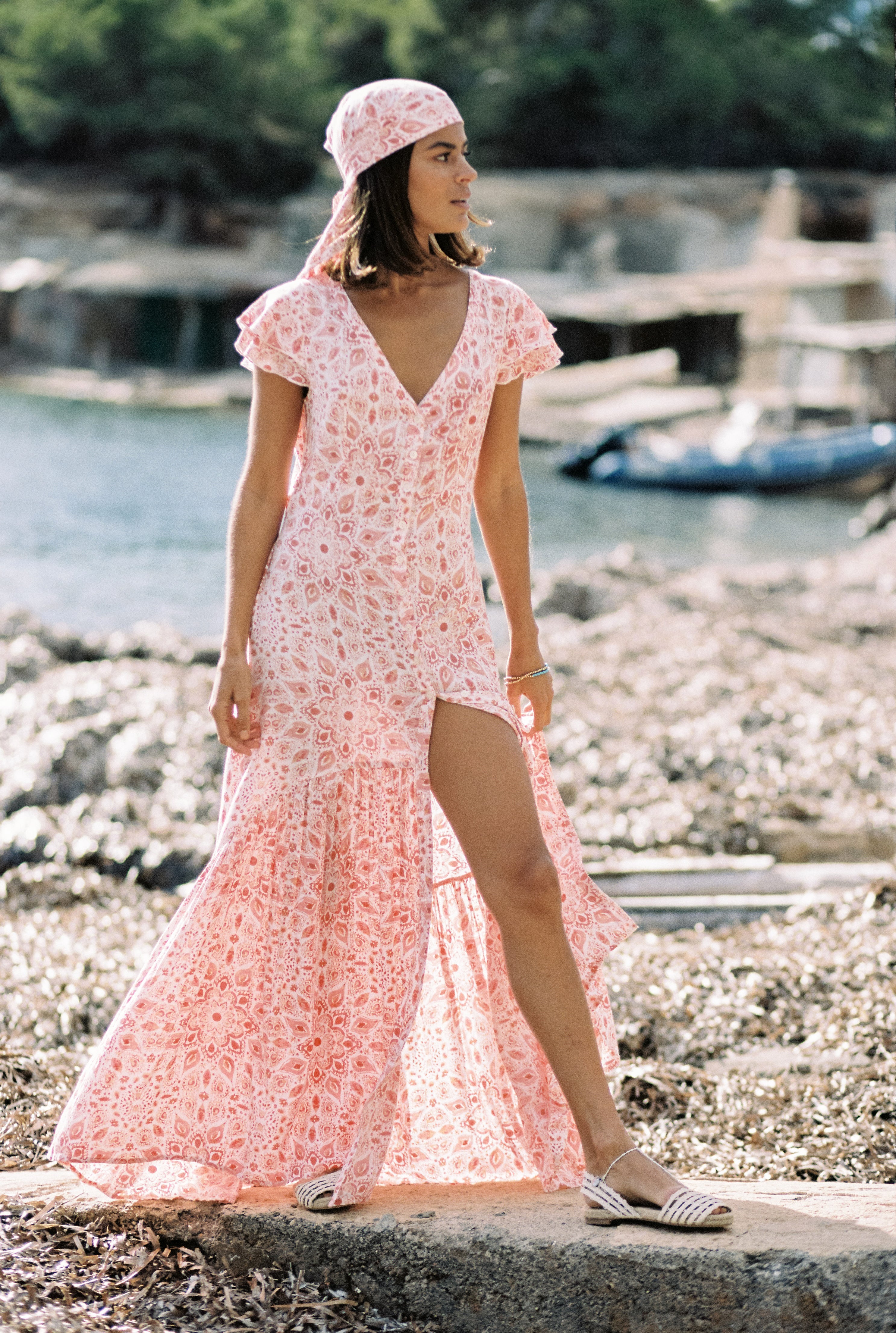 Isla Ibiza mandala flower dress