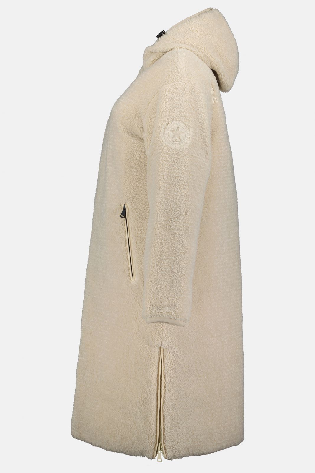 Reversable teddy jacket - sand shell