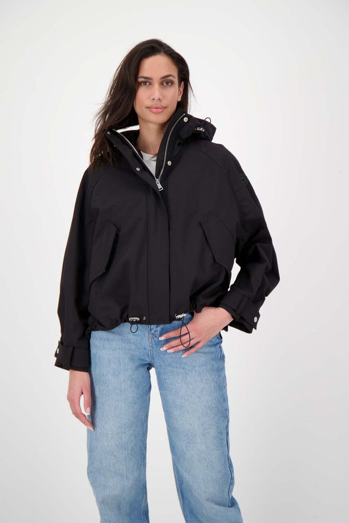 AF Soft shell oversized jacket - black