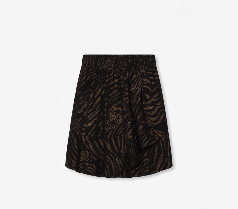 ALIX metallic tiger skirt
