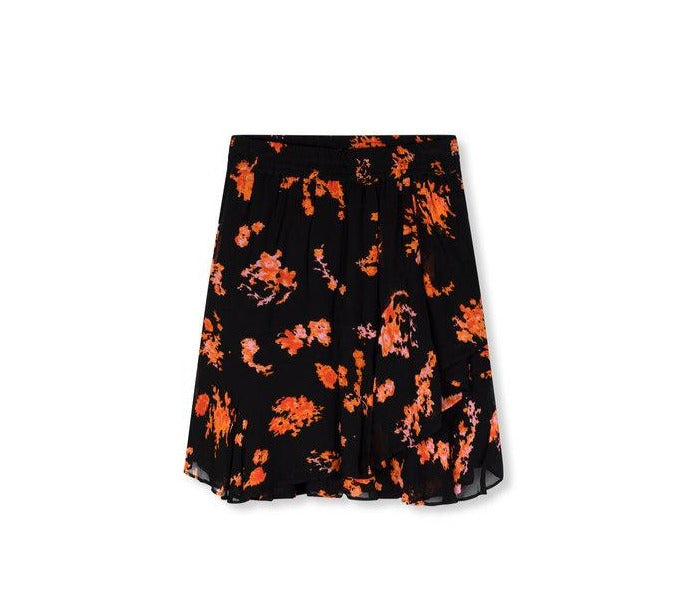 Pink/orange flower skirt