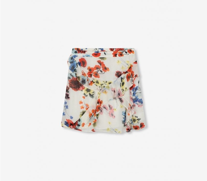 Chiffon flower skirt