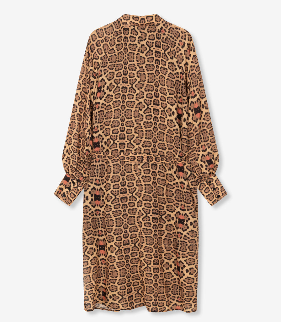 Viscose dress - leopard