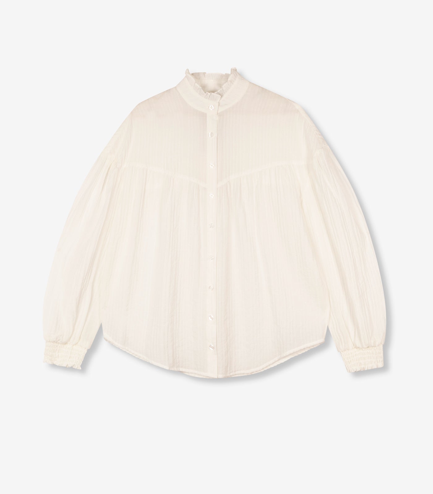 Oversized blouse - soft white