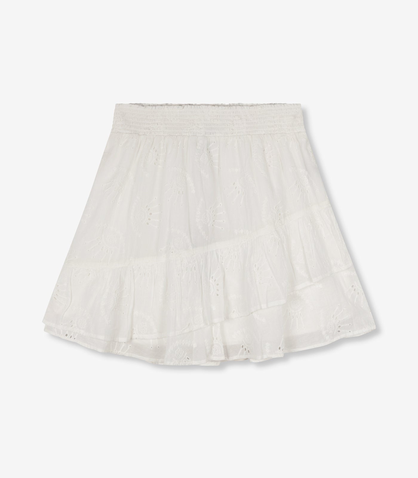 Broderie skirt - white