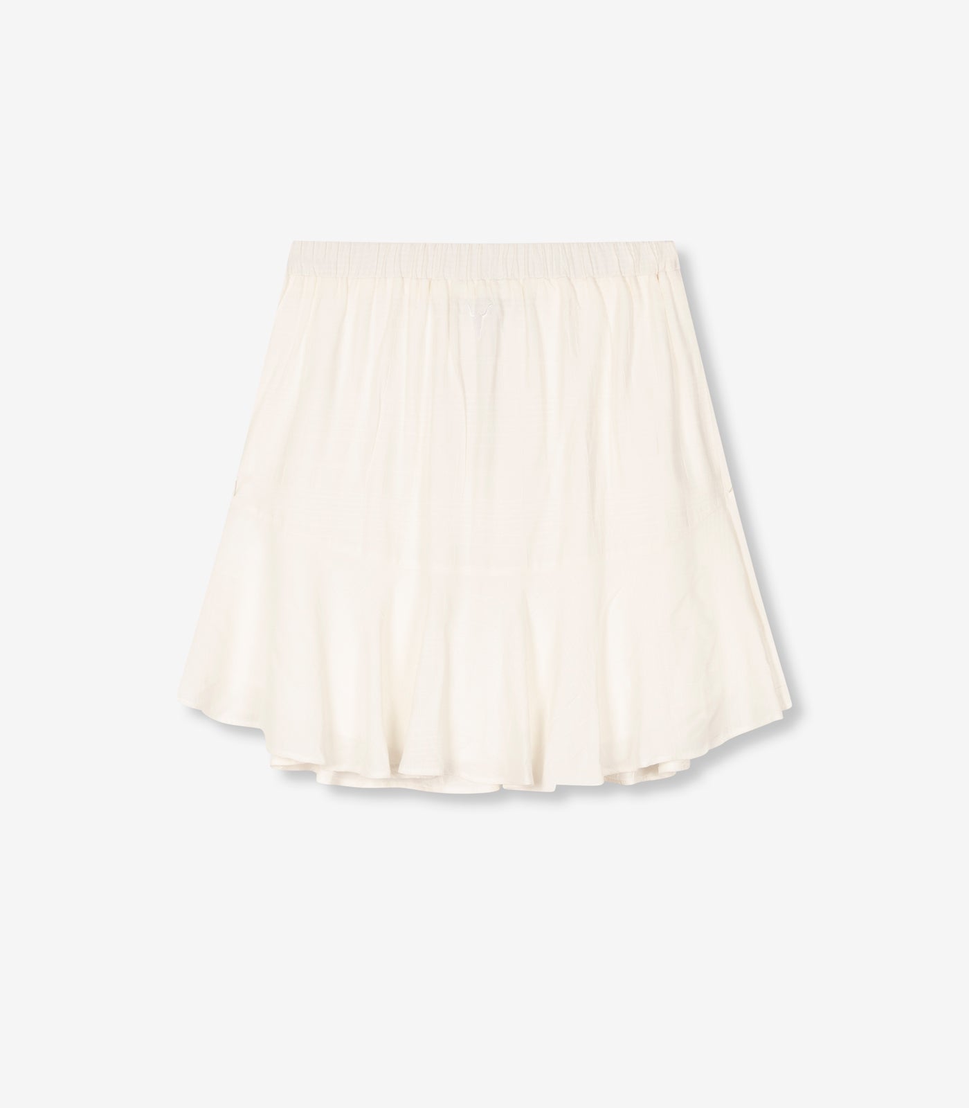 Stripe mini skirt - soft white