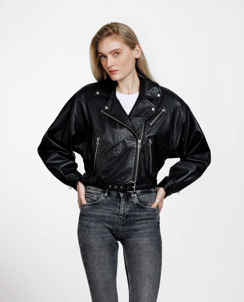 Melissa biker jacket - black