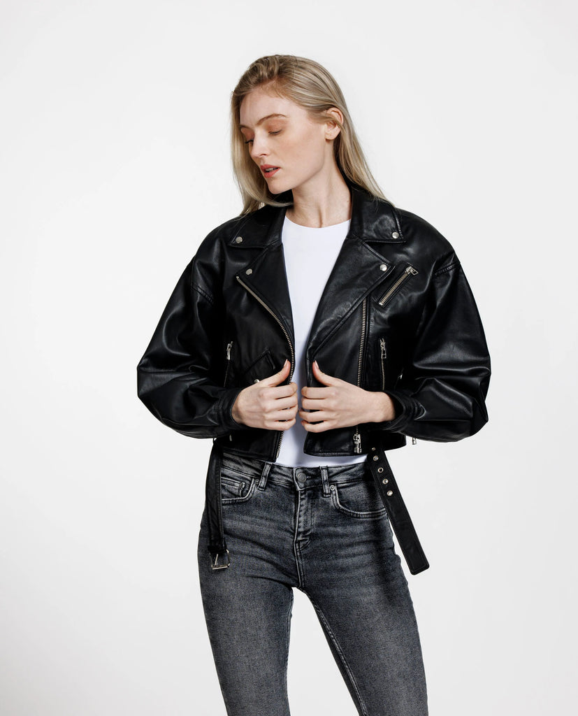 Melissa biker jacket - black