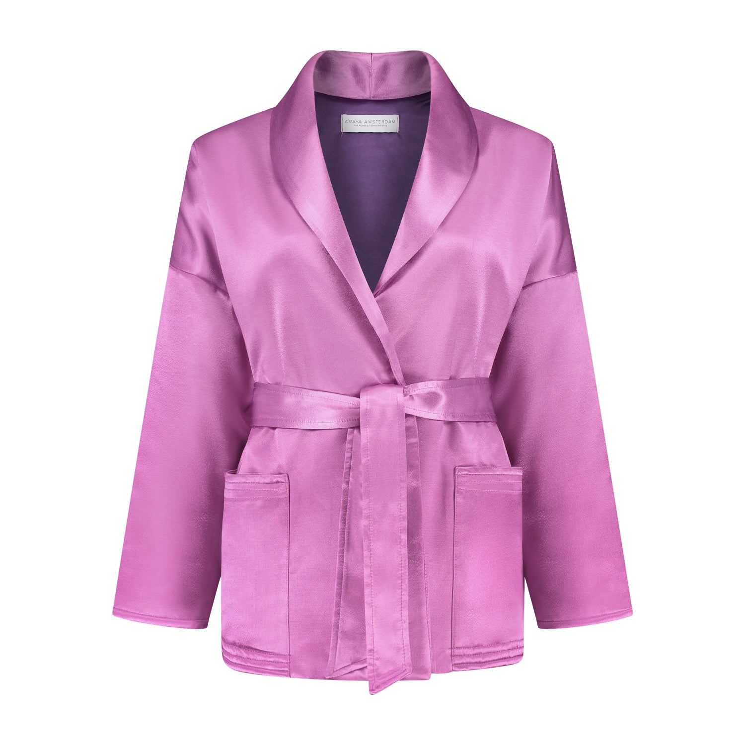 Alix kimono jacket - purple