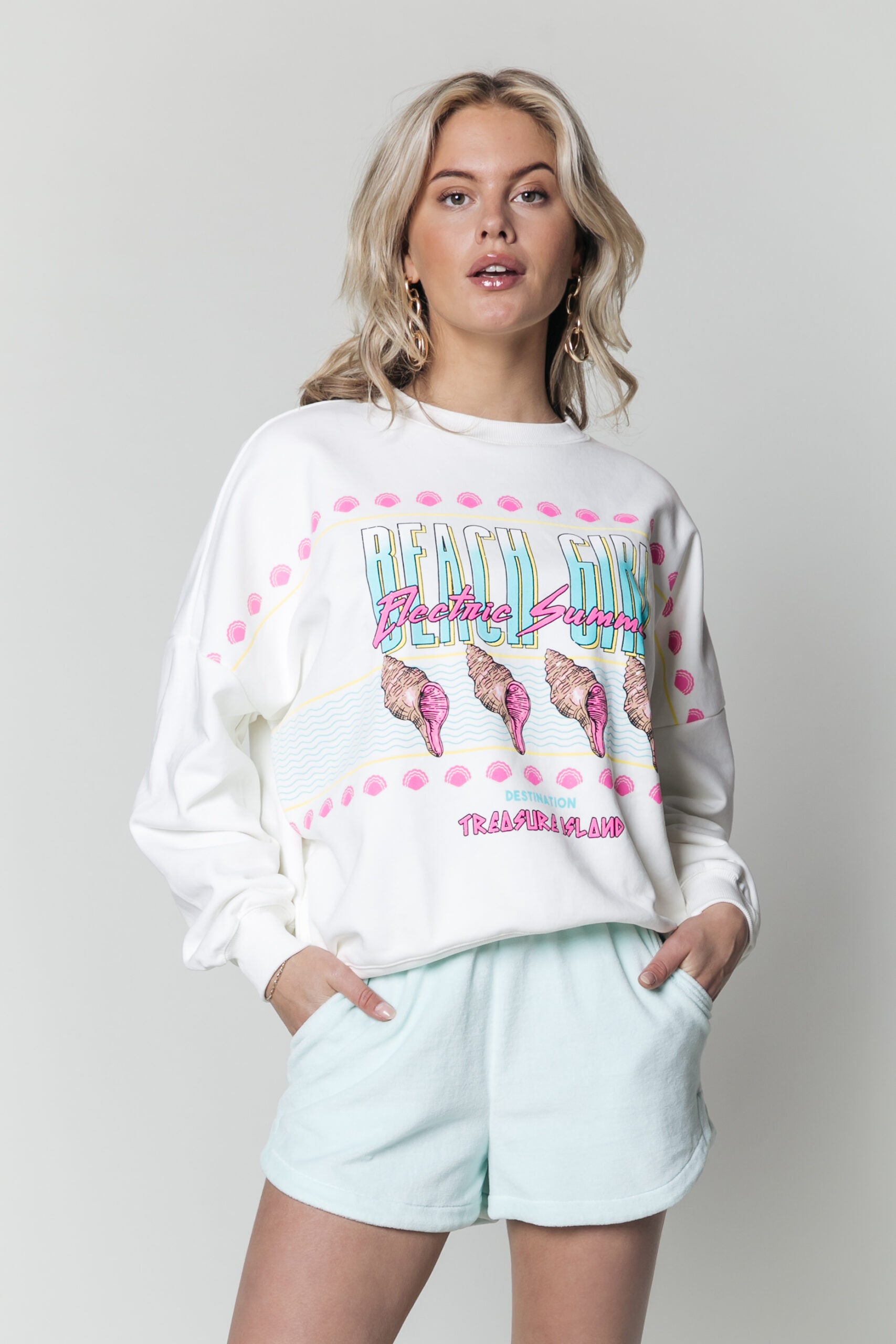 Beach Girl Sweater | off white