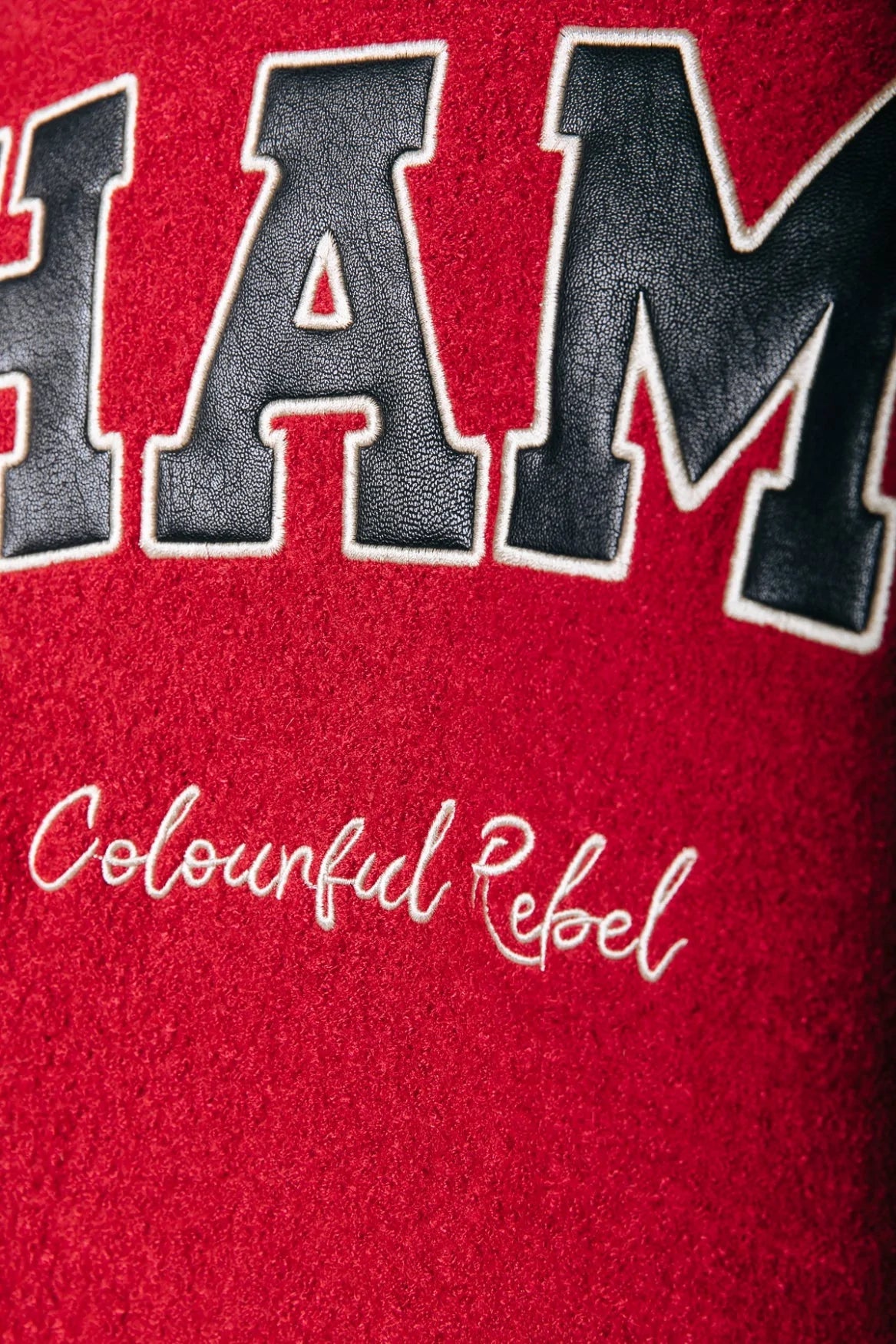 Boa Baseball Bomber Jacket | red/black