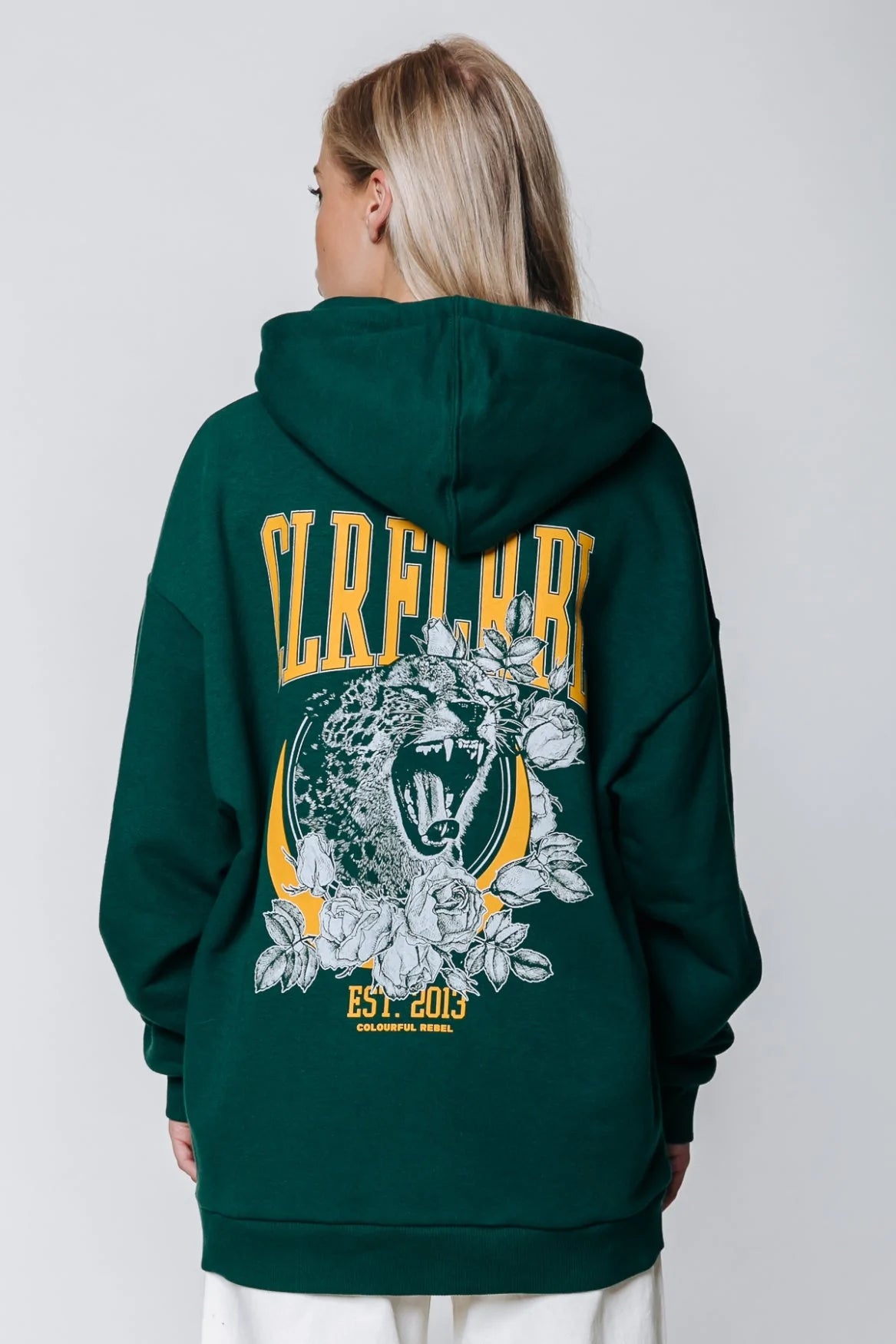 CR Roar hoodie - forest green