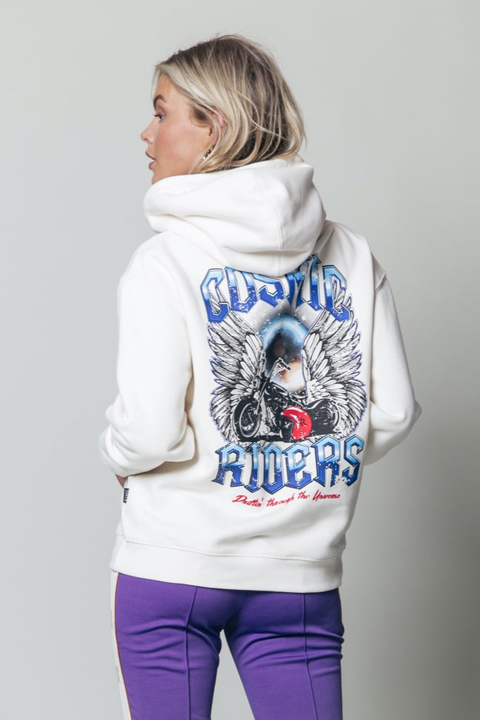 CR Cosmic Riders hoodie - off white