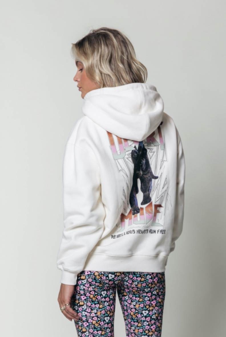 Desert Muse hoodie | off white
