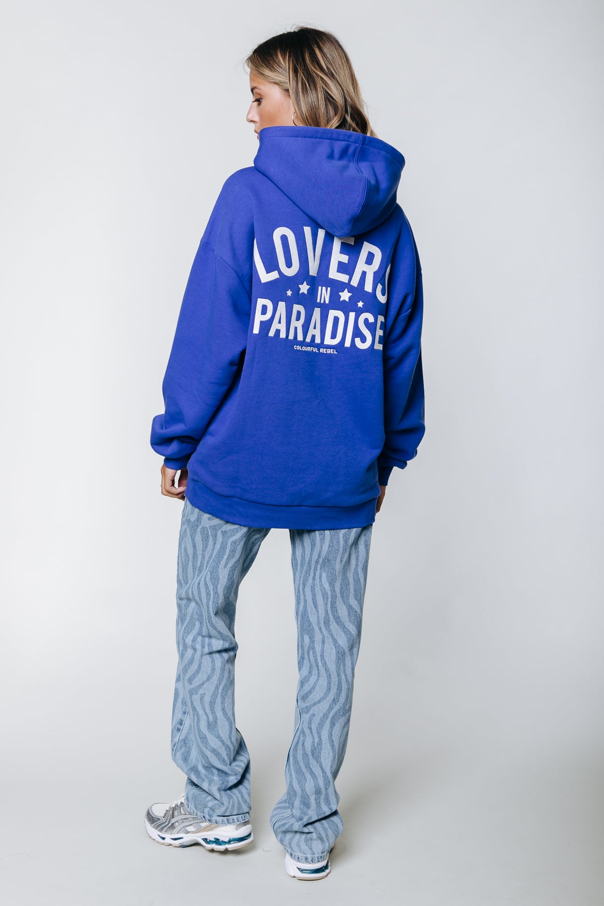 Lovers in Paradise hoodie - blue