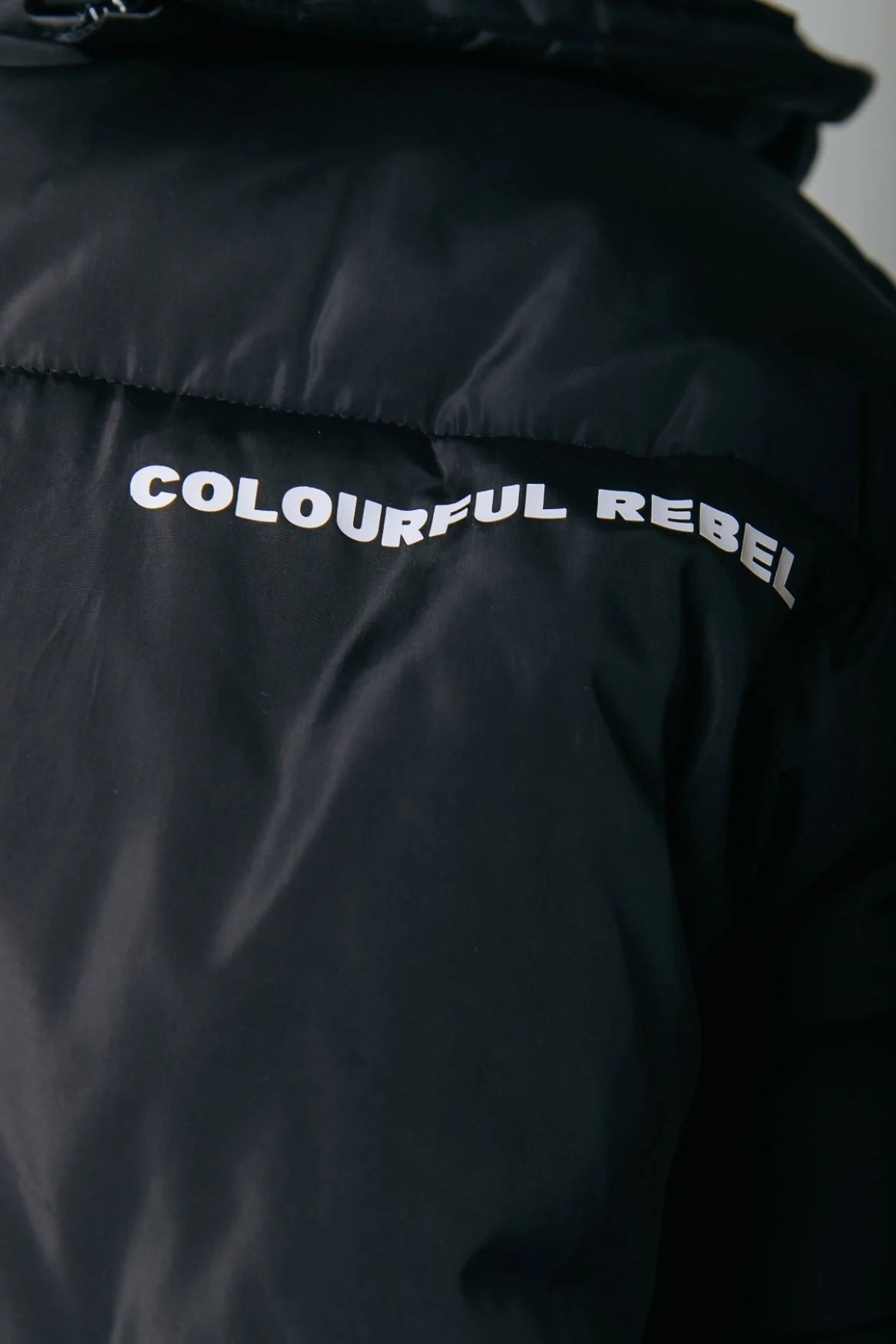 Ruya puffer jacket - black